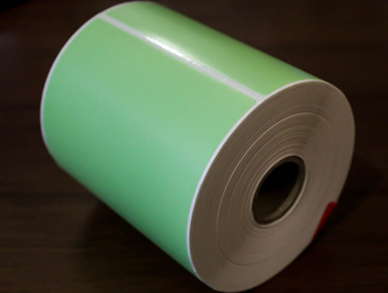 4x6 Pale green tire labels (Pack of 3 rolls)