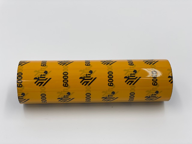 4" ribbon for Zebra : tire label, pack of 6