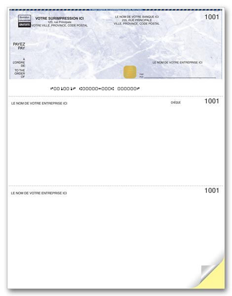 Soumission - 50% rabais 1er commande -Cheques Informatiques